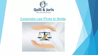 Corporate Law Firms In Noida