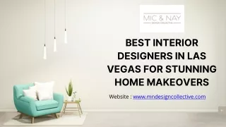 Best Interior Designers in Las Vegas for Stunning Home Makeovers