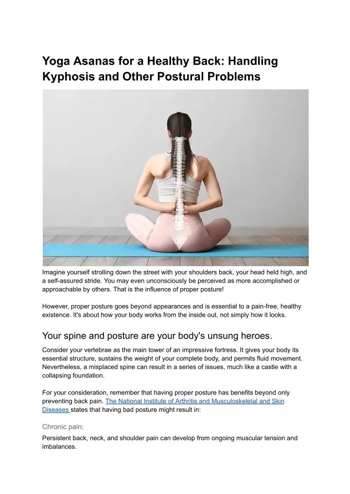 yoga asanas for a healthy back handling kyphosis