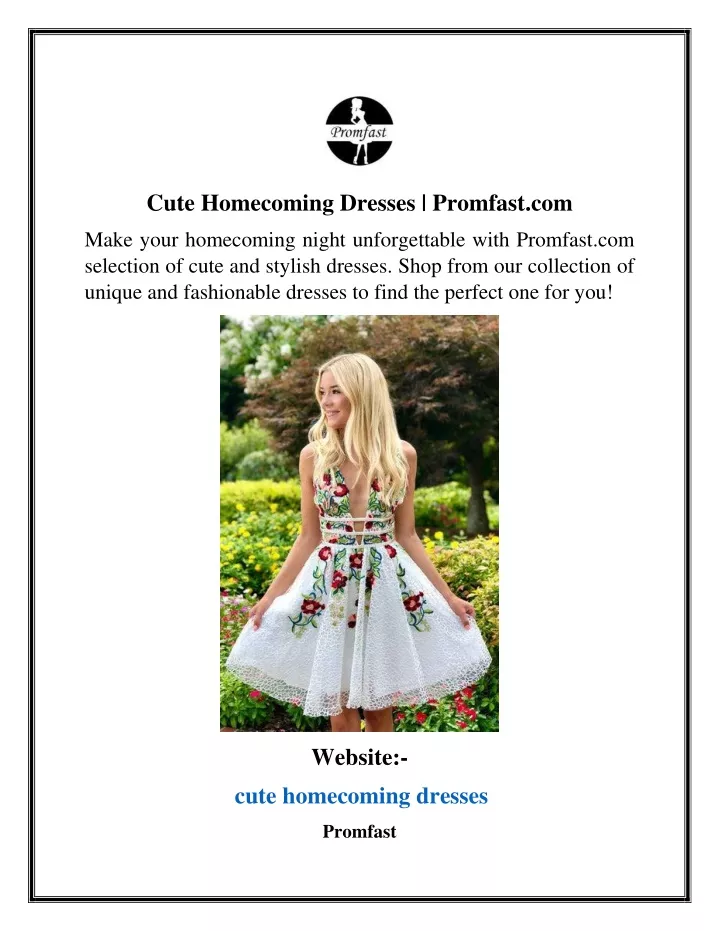 cute homecoming dresses promfast com