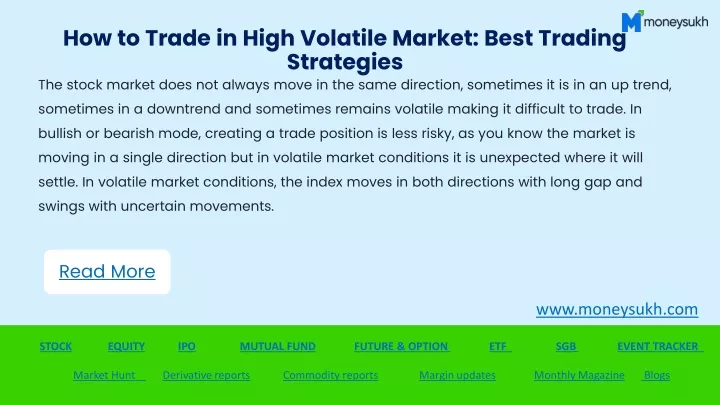 how to trade in high volatile market best trading strategies