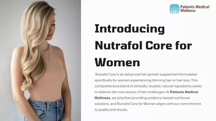 introducing nutrafol core for women