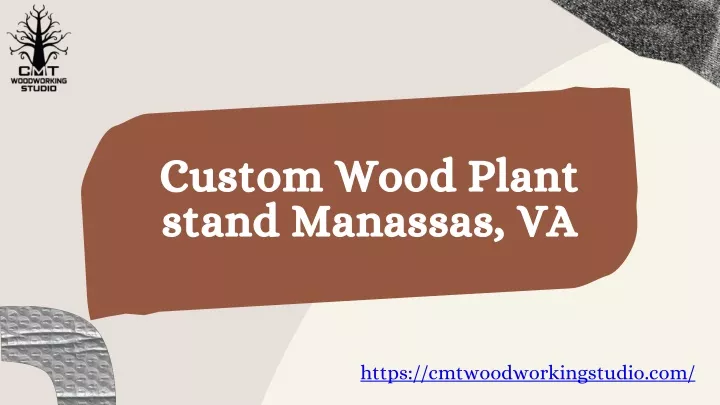 custom wood plant stand manassas va