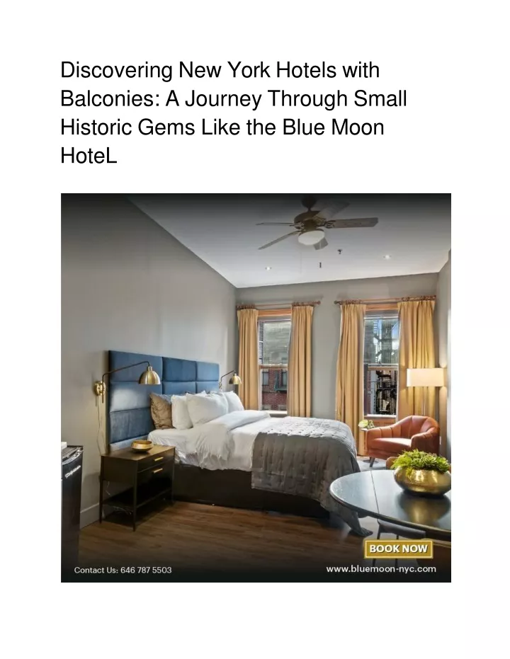 discovering new york hotels with balconies