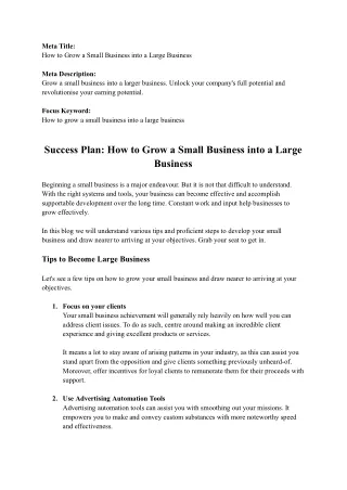 How to grow a small business into a large business_ ID8NXT__