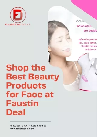 High-Quality Beauty Products for Face at Faustin Deal