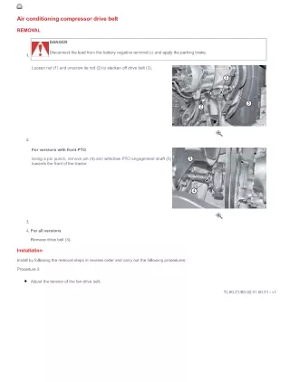 SAME silver³ 100 TRACTOR Service Repair Manual (SN 15001 and up)