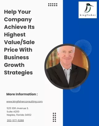 Kingfisher: Elevate Your Company's Value and Sale Price Strategically