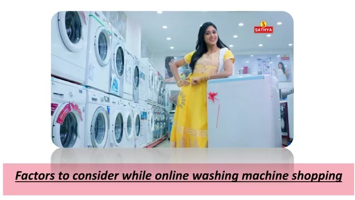 factors to consider while online washing machine