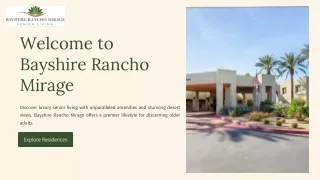 Bayshire Rancho Mirage