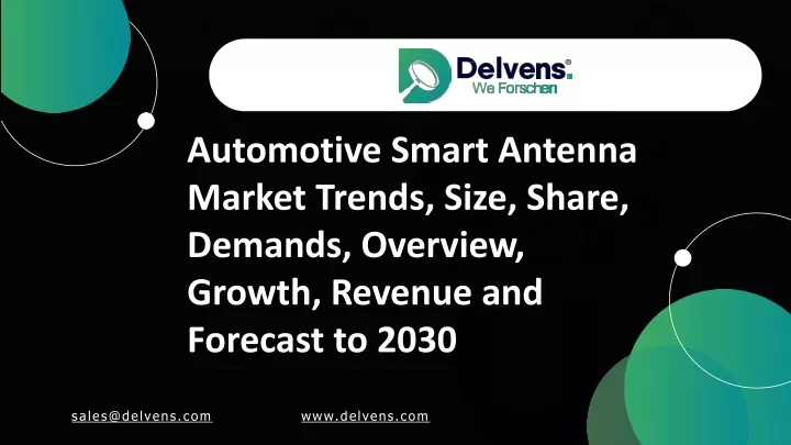 automotive smart antenna market trends size share