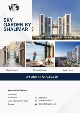 Sky Garden by Shalimar, Vibhuti Khand, Lucknow | VTS Realty