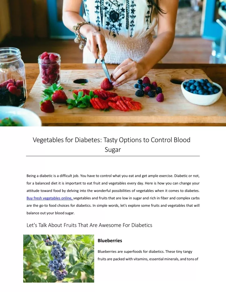 vegetables for diabetes tasty options to control