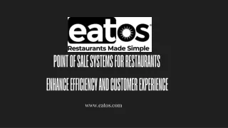 Point of Sale Systems for Restaurants Enhance Efficiency and Customer Experience