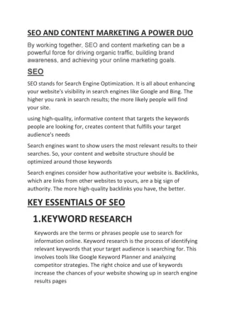 SEO_AND_CONTENT_MARKETING_A_POWER_DUO[1] taher