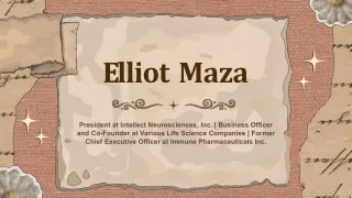 Elliot Maza - A Committed Expert From  Fort Lee, NJ