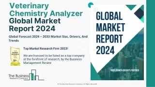 Veterinary Chemistry Analyzer Market Size, Share, Industry Forecast To 2033