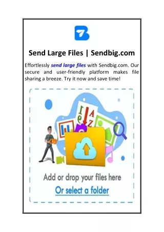 Send Large Files  Sendbig.com
