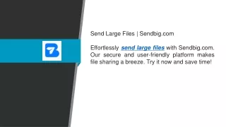 Send Large Files  Sendbig.com