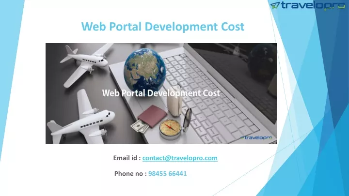 web portal development cost