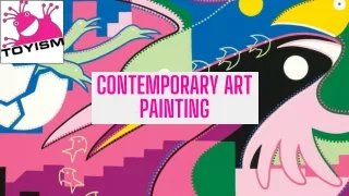 Contemporary art painting