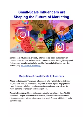 Small-Scale Influencers are Shaping the Future of Marketing
