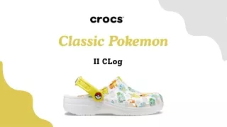Buy Online Classic Pokemon II Clog  In India