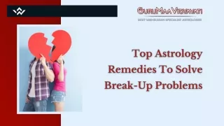 Top Astrology Remedies To Solve Break-Up Problems