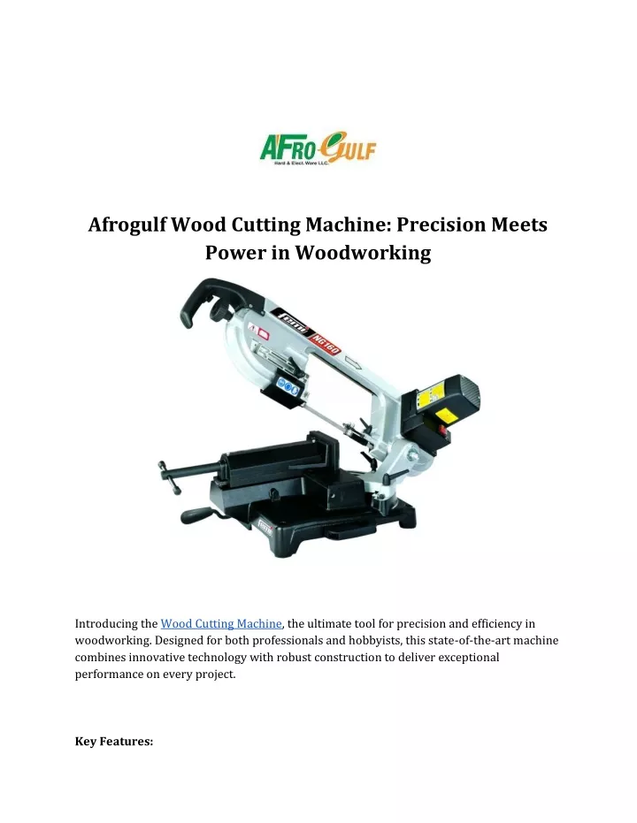 afrogulf wood cutting machine precision meets