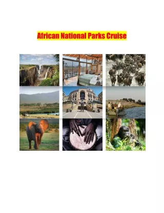 African National Parks Cruise