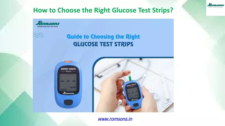 how to choose the right glucose test strips