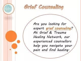 Grief Counseling