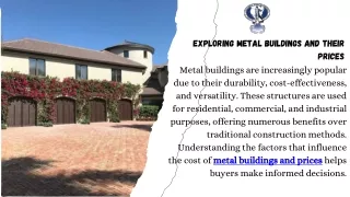 Explore Affordable Metal Buildings and Prices  Universal Steel