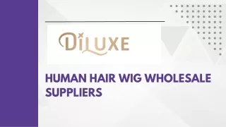 Human hair wig wholesale suppliers