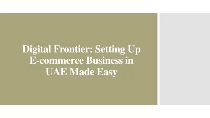 digital frontier setting up e commerce business in uae made easy