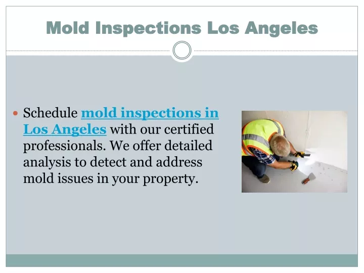 mold inspections los angeles