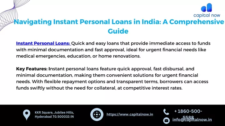 navigating instant personal loans in india