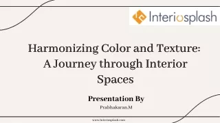 harmonizing color and texture a journey through
