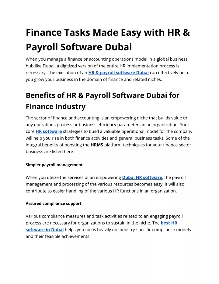 finance tasks made easy with hr payroll software