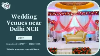 Destination Wedding | Wedding Venues near Delhi NCR