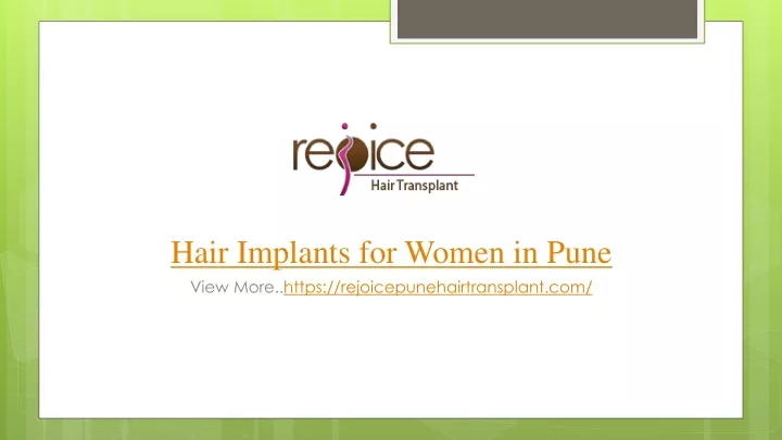 hair implants for women in pune