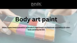 Body art paint