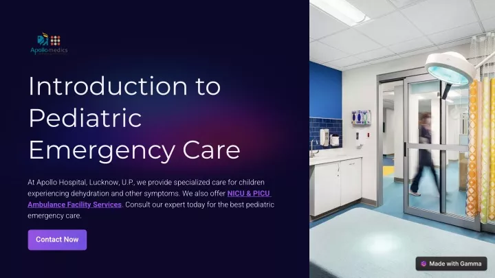 introduction to pediatric emergency care