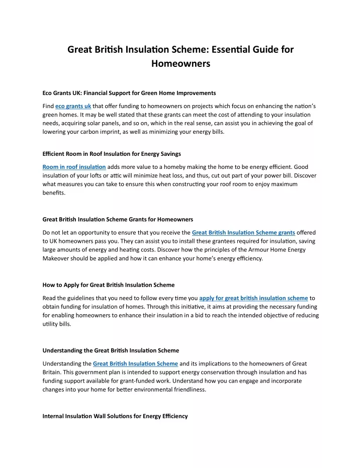 great british insulation scheme essential guide