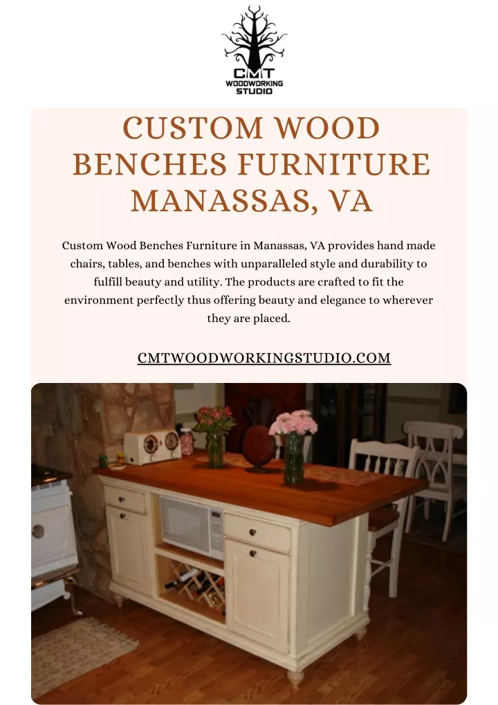 custom wood benches furniture manassas va