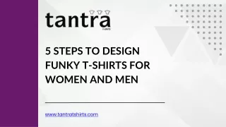 5 steps to design funky t-shirts for women and men