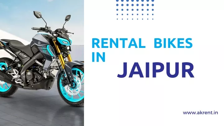 rental bikes in jaipur