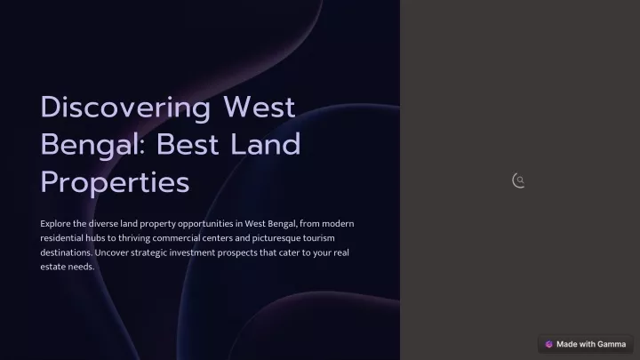 discovering west bengal best land properties