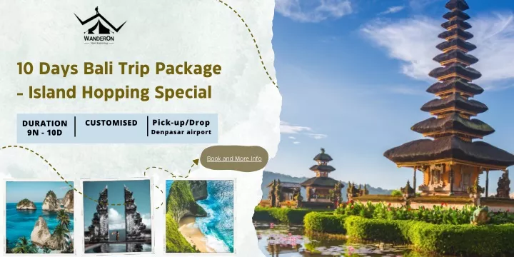 10 days bali trip package island hopping special