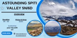 Astounding Spiti Valley 5N6D